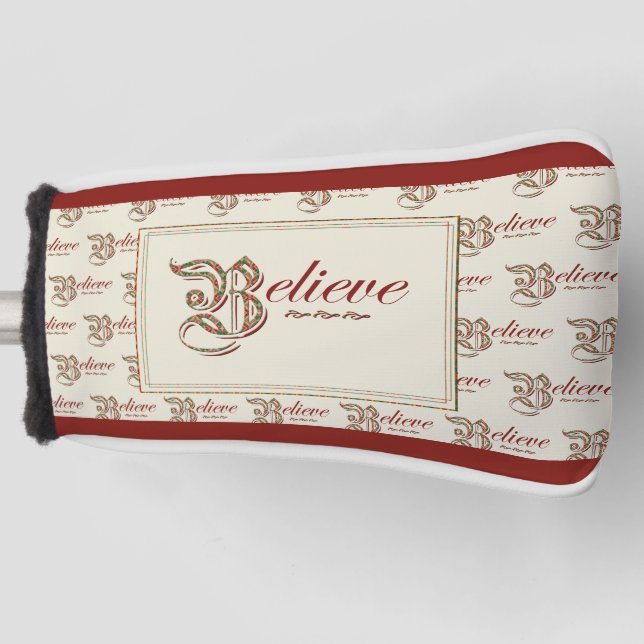 Believe Golf Head Cover (Front)