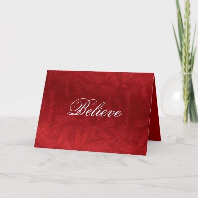 Believe Holiday Card (Front)