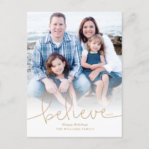 Believe Holiday Photo