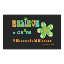 BELIEVE in a cure for rheumatoid disease/arthritis