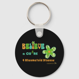Believe in a CURE message Keychain