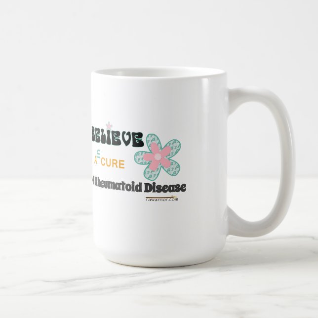 Believe in a cure mug (Right)
