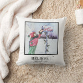 Believe in Asking Throw Pillow (Blanket)