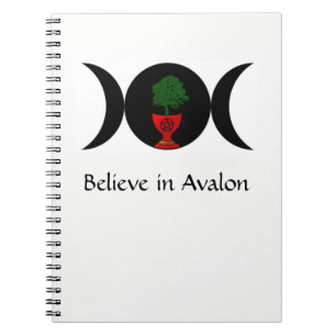Believe in Avalon Spiral Notebook