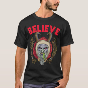 Believe In Krampus Germanic Christmas Merry Krampu T-Shirt