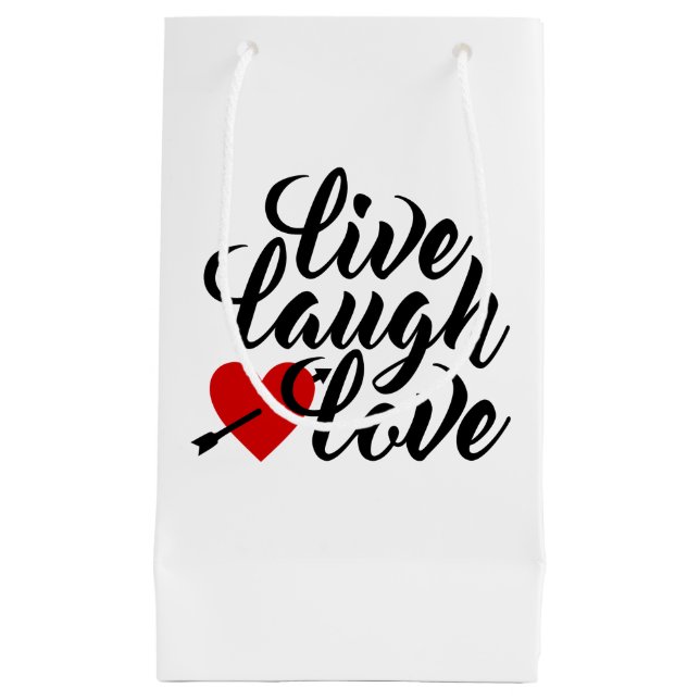 Believe in Love Valentine Calligraphy | Gift Bag (Front)