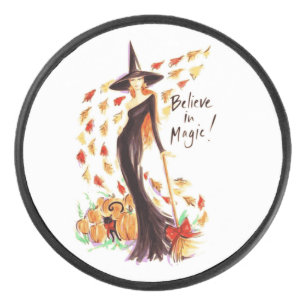 BELIEVE IN MAGIC HOCKEY PUCK