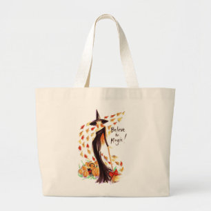BELIEVE IN MAGIC LARGE TOTE BAG