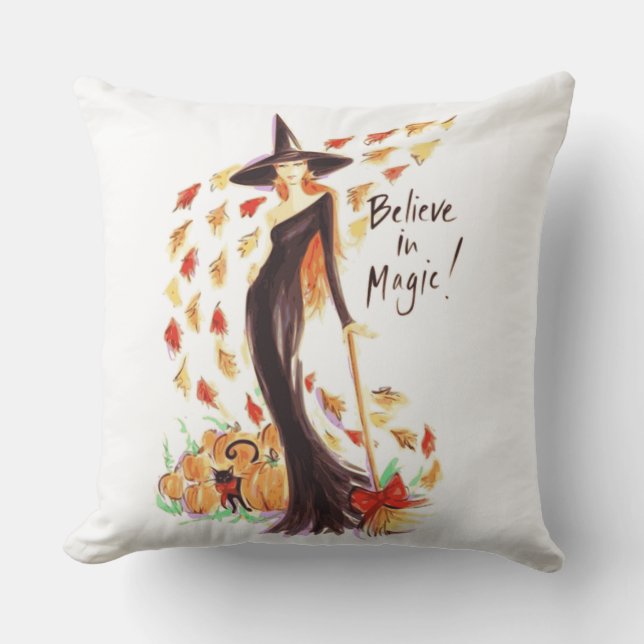 BELIEVE IN MAGIC THROW PILLOW (Front)