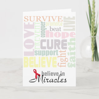 Believe in Miracles Inspiration Card