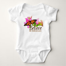 Believe In Miracles Monarch Butterfly and Orchid