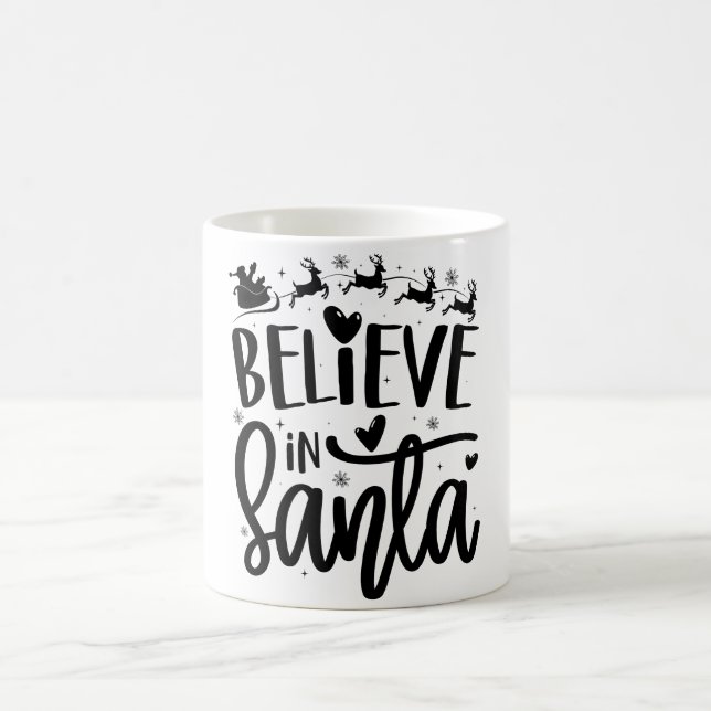Believe In Santa Magic Mug (Center)