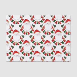 Believe in Santa-WHITE-TISSUE WRAPPING PAPER