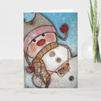 Believe in Snowmen Holiday Card