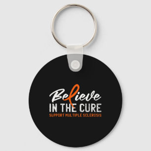Believe In The Cure Ms Multiple Sclerosis Awarenes Keychain