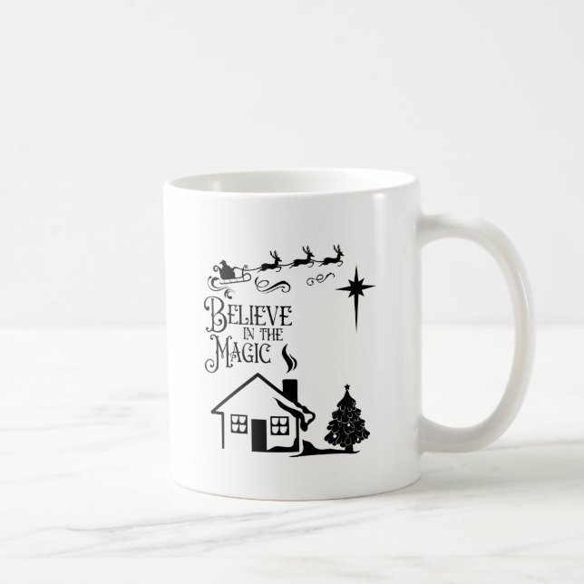 Believe In The Magic Christmas Mug (Right)