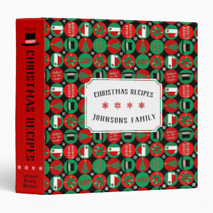 Believe in the Magic – Christmas Pattern -  Recipe Binder