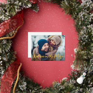 believe in the magic holiday greeting