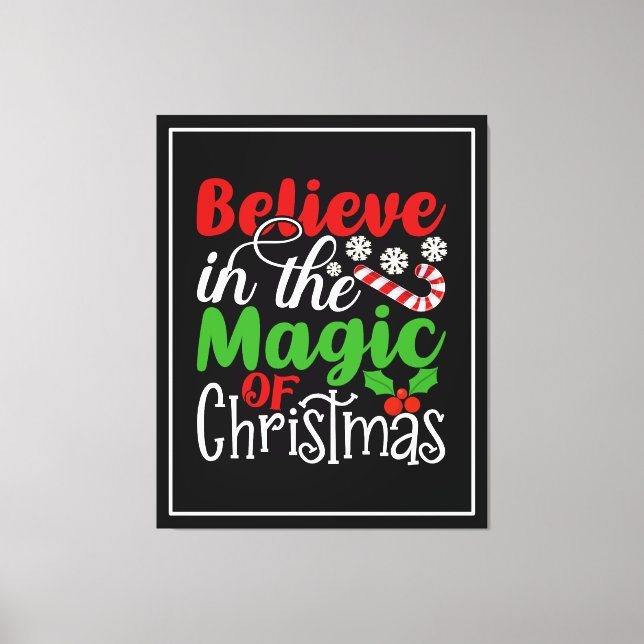 Believe in The Magic Of Christmas-82301 Canvas Print (Front)