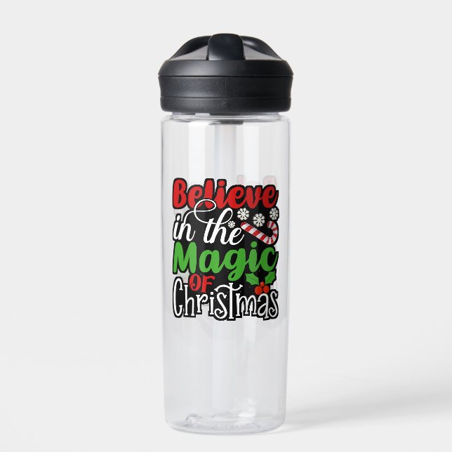 Believe in The Magic Of Christmas-82301 Water Bottle (Front)
