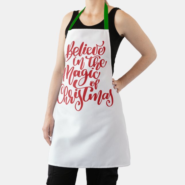 Believe In The Magic of Christmas Apron (Insitu)