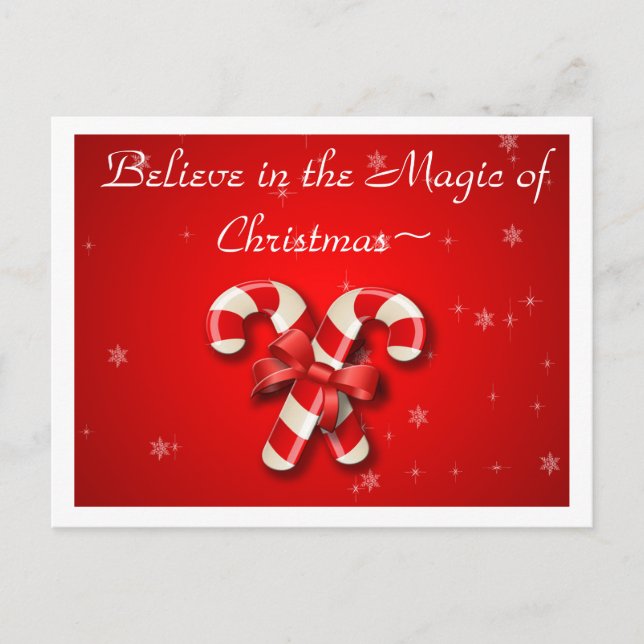Believe in the Magic of Christmas Inmate Post Card (Front)