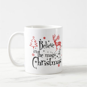 Believe in the Magic of Christmas Personalized Coffee Mug