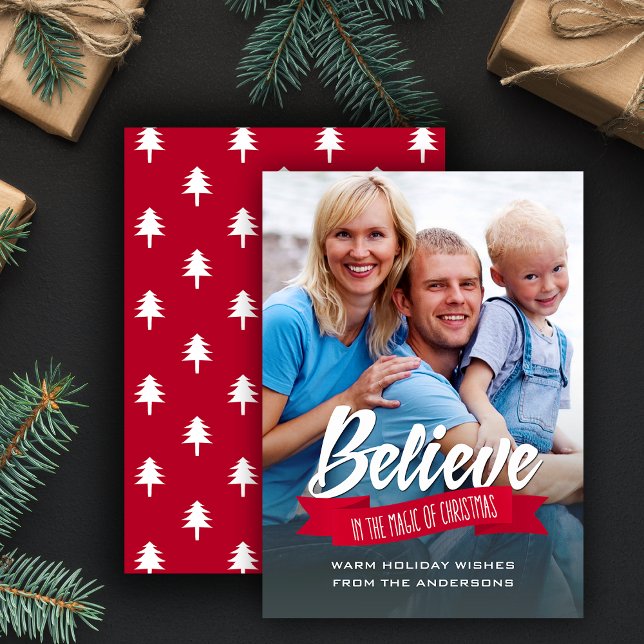 Believe in the Magic of Christmas. Photo Cards (Creator Uploaded)