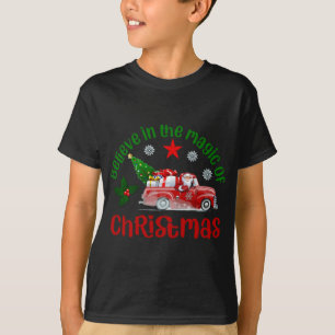Believe in the magic of Christmas, Santa in Red tr T-Shirt