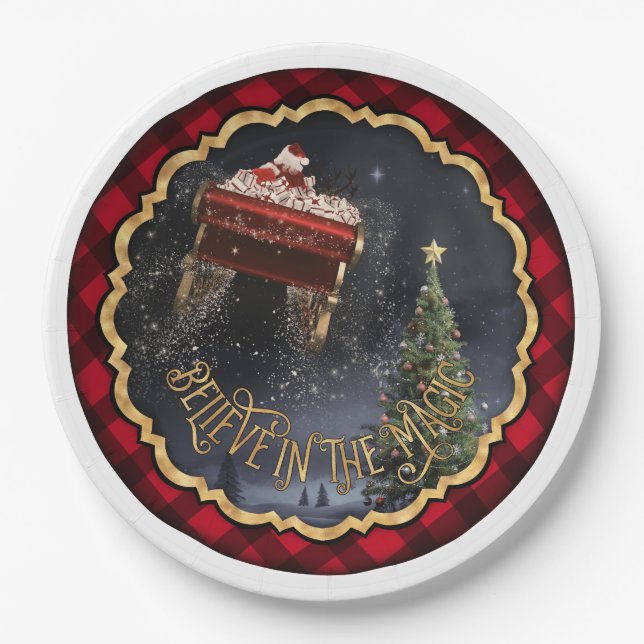 Believe in the Magic Paper Plates (Front)