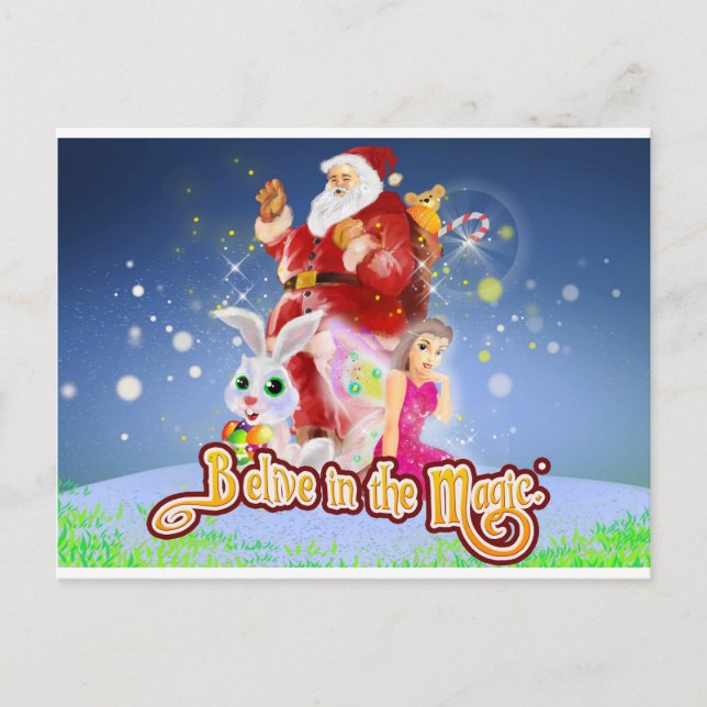 Believe in the Magic Postcard (Front)