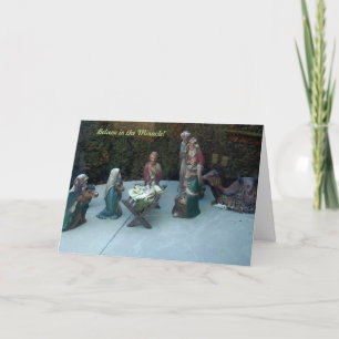 Believe in the Miracle Holiday Card