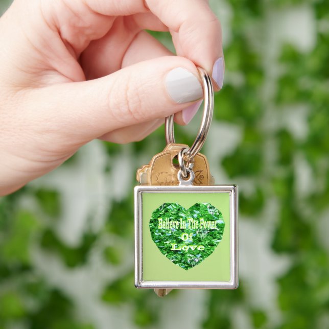 Believe In The Power Of Love, Keyring (Hand)