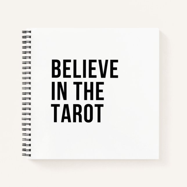 Believe in the Tarot Notebook (Front)