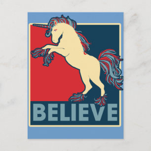 Believe in the Unicorn Postcard