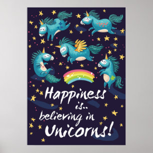Believe In Unicorns Poster