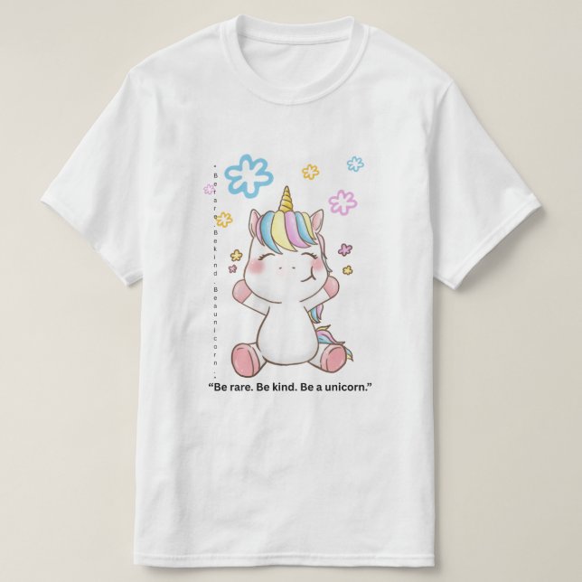 Believe in Unicorns Shirt |  (Design Front)