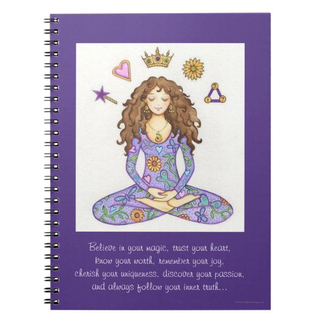 "Believe in your magic..." Notebook (Front)
