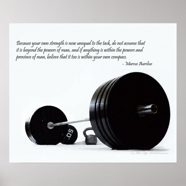 Believe in  your own strength poster (Front)