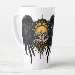 Believe in Yourself, a lettering  Latte Mug