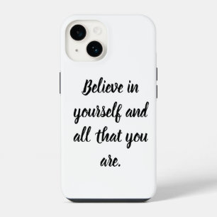 "Believe in Yourself Customizable Phone Case - Ins