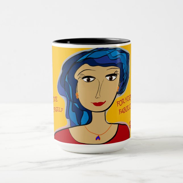 BELIEVE IN YOURSELF FOR YOU ARE FABULOUS MUG (Center)