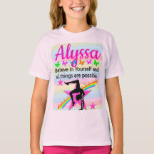 BELIEVE IN YOURSELF GYMNASTICS DESIGN