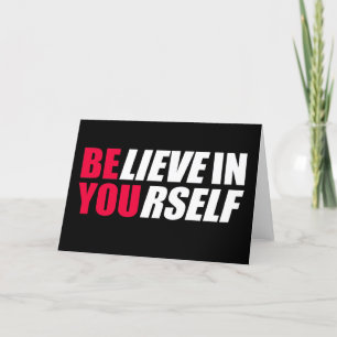 Believe in yourself   holiday card