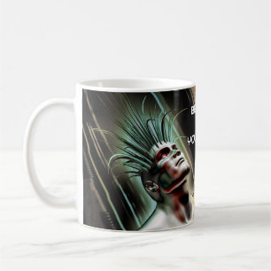 Believe in Yourself. Hybrid human in future Coffee Mug