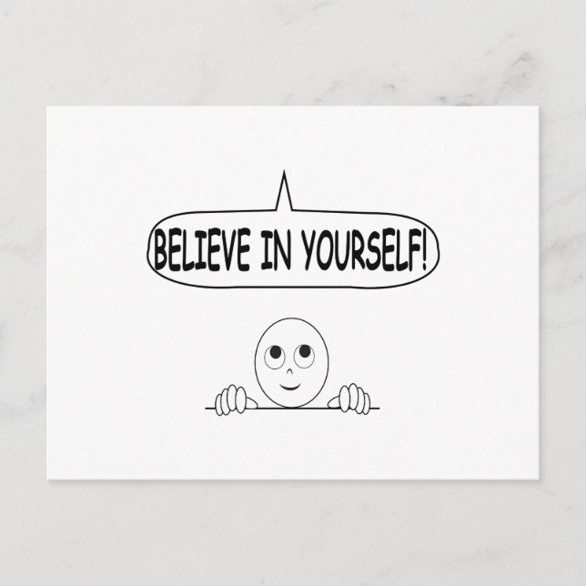 Believe In Yourself Postcard (Front)