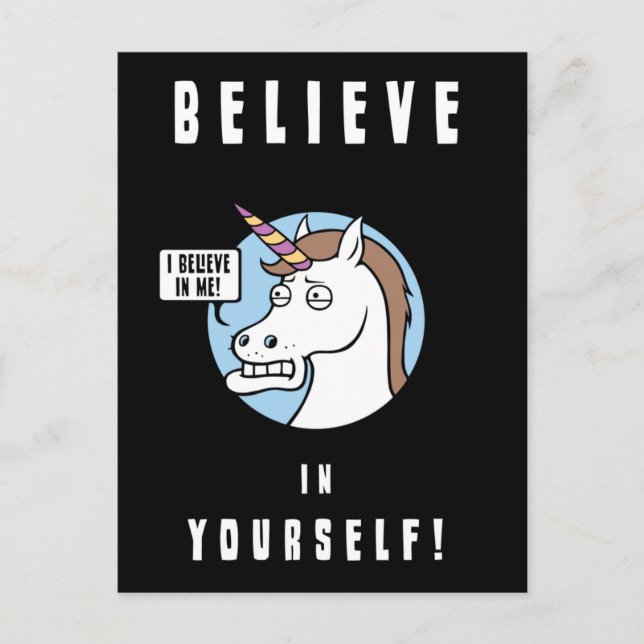 Believe in Yourself Postcard (Front)