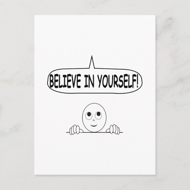 Believe In Yourself Postcard (Front)