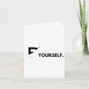 Believe In Yourself Sitive Message Motivational Me Card