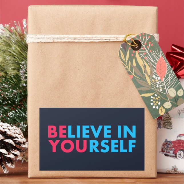 Believe in yourself sticker (Holiday)